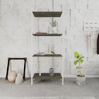 Estante Para Livros Industrial Aço Multiuso 4 Prateleiras 146