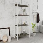 Estante Para Livros Industrial Aço Multiuso 4 Prateleiras 146