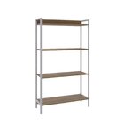 Estante Para Livros Industrial Aço Multiuso 4 Prateleiras 146