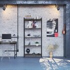 Estante Para Livros Industrial Aço Multiuso 5 Prateleiras 187