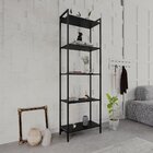 Estante Para Livros Industrial Aço Multiuso 5 Prateleiras 187