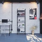 Estante Para Livros Industrial Aço Multiuso 5 Prateleiras 187