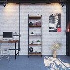 Estante Para Livros Industrial Aço Multiuso 5 Prateleiras 187