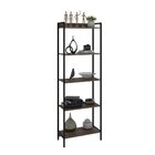 Estante Para Livros Industrial Aço Multiuso 5 Prateleiras 187