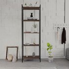 Estante Para Livros Industrial Aço Multiuso 5 Prateleiras 187