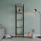 Estante Para Livros Industrial Aço Multiuso 5 Prateleiras 187