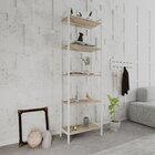 Estante Para Livros Industrial Aço Multiuso 5 Prateleiras 187