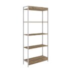 Estante Para Livros Industrial Aço Multiuso 5 Prateleiras 187