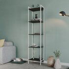 Estante Para Livros Industrial Aço Multiuso 5 Prateleiras 187