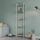 Estante Para Livros Industrial Aço Multiuso 5 Prateleiras 187