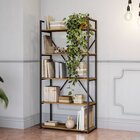 Estante Para Livros Industrial Alta 5 Prateleiras 150cmx72 Fr