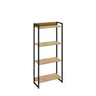 Estante Para Livros Industrial Multiuso 4 Prateleiras 146x60c
