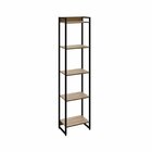 Estante Para Livros Industrial Multiuso 5 Prateleiras 187x45c
