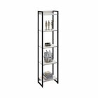 Estante Para Livros Industrial Multiuso 5 Prateleiras 187x45c