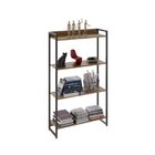 Estante Para Livros Industrial Multiuso 5 Prateleiras 187x60c