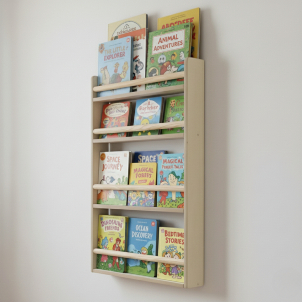 Estante Para Livros Infantil Com 3 Prateleiras Organizadoras