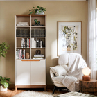 Estante Para Livros Livreiro Com 2 Portas E Nichos Off White