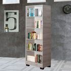 Estante Para Livros Livreiro Giovana Natural 4 Prateleira