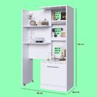 Estante Para Livros Lock 1 Porta Com Compartimento Oculto Bra