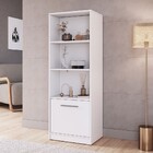 Estante Para Livros Lock 1 Porta Com Compartimento Oculto Bra