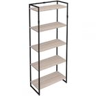 Estante Para Livros Londres 5 Prateleiras Carvalho/preto - No