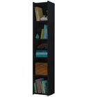 Estante Para Livros Malásia Preto Bela Casa