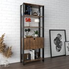 Estante Para Livros Match 1 Porta Basculante 3 Prateleiras Pi