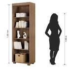 Estante Para Livros Milão Amêndoa