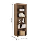 Estante Para Livros Milão Amêndoa