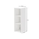 Estante Para Livros Modular 3 Nichos Austin Branco