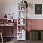 Estante Para Livros Modular 3 Peças Com 2 Gavetas E 14 Nichos