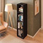 Estante Para Livros Modular 4 Nichos 139cmx30cm Marselha Preto