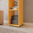 Estante Para Livros Modular 4 Nichos Delta Freijó