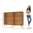 Estante Para Livros Modular Ares Cinamomo - Moville Cinamomo: