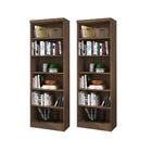 Estante Para Livros Modular Biblioteca Ébano - Fenix