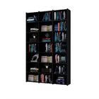 Estante Para Livros Montenegro Preto Casa Mobilia