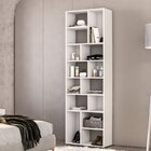 Estante Para Livros Multiuso 100% Mdf 14 Nichos Dallas Branco