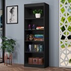 Estante Para Livros Multiuso 178cmx102cm Larissa Preto