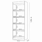 Estante Para Livros Multiuso 178cmx51cm Larissa Branco