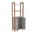 Estante Para Livros Multiuso 2 Portas Embaixo 1,85x65m Haia Y