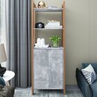 Estante Para Livros Multiuso 2 Portas Embaixo 1,85x65m Haia Y