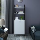 Estante Para Livros Multiuso 2 Portas Embaixo 1,85x65m Haia Y