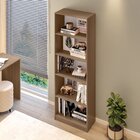 Estante Para Livros Multiuso 5 Nichos 175cmx52cm Montreal Yes
