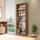 Estante Para Livros Multiuso 5 Nichos 175cmx52cm Montreal Yes