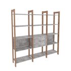 Estante Para Livros Multiuso 5 Prateleiras 1,85x1,9m Haia Yes