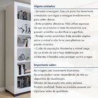 Estante Para Livros Multiuso 5 Prateleiras Flex 100% Mdp Bran