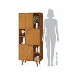 Estante Para Livros Multiuso 63x158x38,5cm Aliança Candian Ci