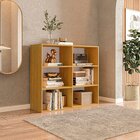 Estante Para Livros Multiuso 6 Nichos 81cmx90cm Geórgia Freijó