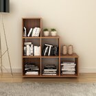 Estante Para Livros Multiuso Amendoa