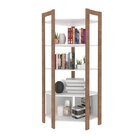 Estante Para Livros Multiuso De Canto Haia Com 5 Prateleiras